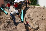 OOMSAPAS La Paz renueva 600 metros de redes de agua potable y drenaje en la colonia Roma