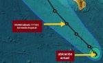 Simon se degrada a tormenta tropical; se localiza a 445 km de Cabo San Lucas
