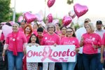 Paz Ochoa encabeza marcha rosa en Loreto