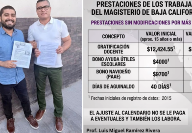 Disidencia magisterial exige actualizar prestaciones congeladas desde hace 15 años en BCS