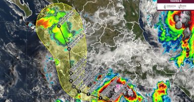 Se formó la depresión tropical 20-E frente a las costas del Pacífico sur mexicano